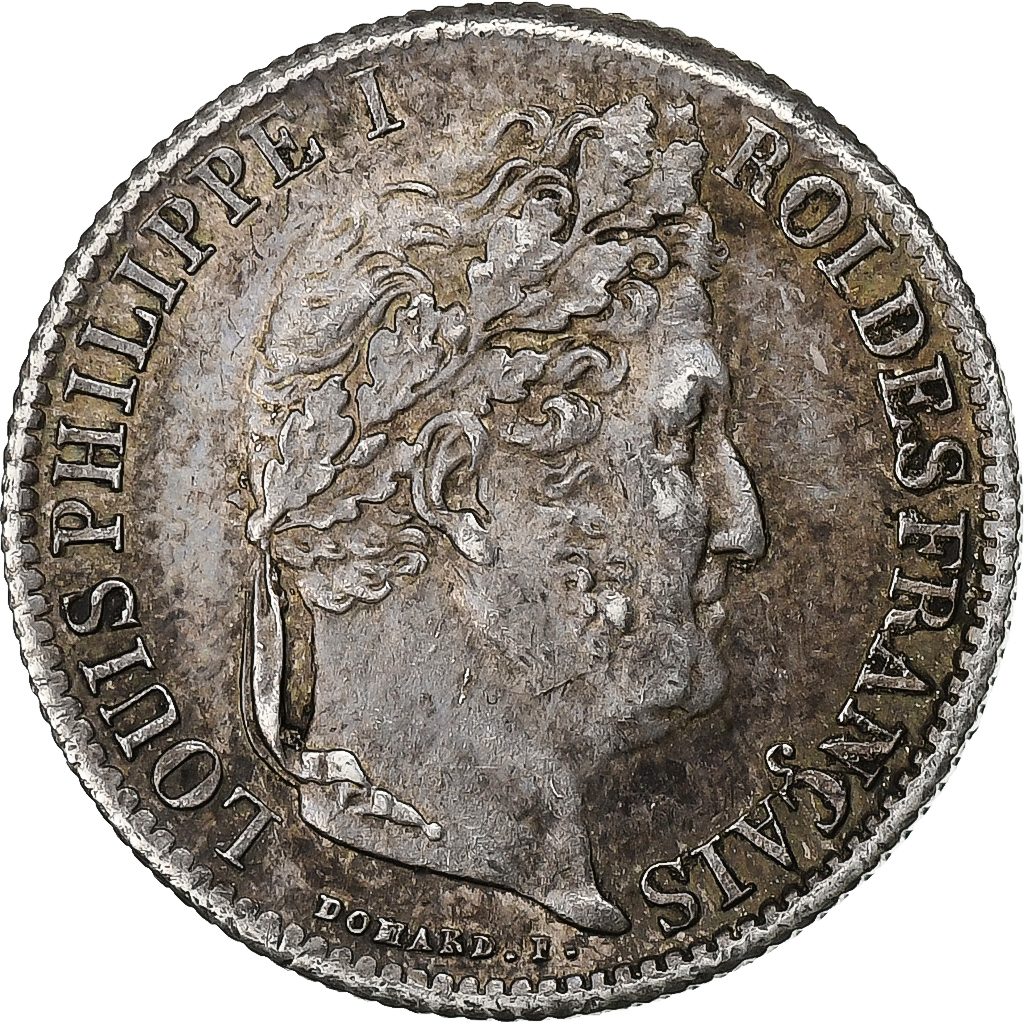 France, Louis-Philippe I, 1/2 Franc, 1831, Paris, Silver, , Gadoury:408