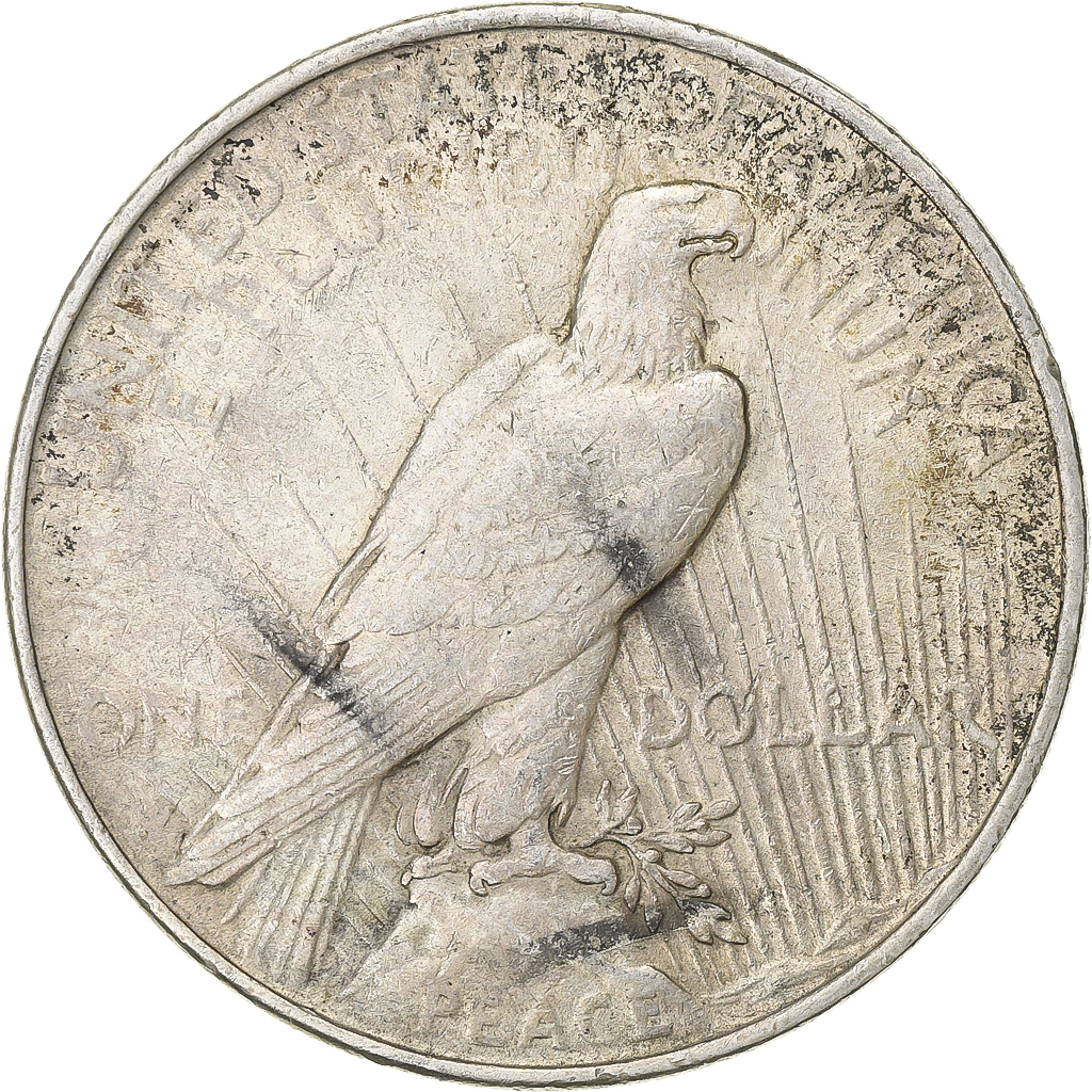 United States, Dollar, Peace, 1922, Philadelphia, Silver, , KM:150