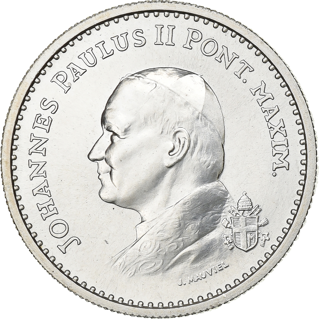 France, Medal, Jean-Paul II, Saint-Jacques de Compostelle, 1986, Monnaie de