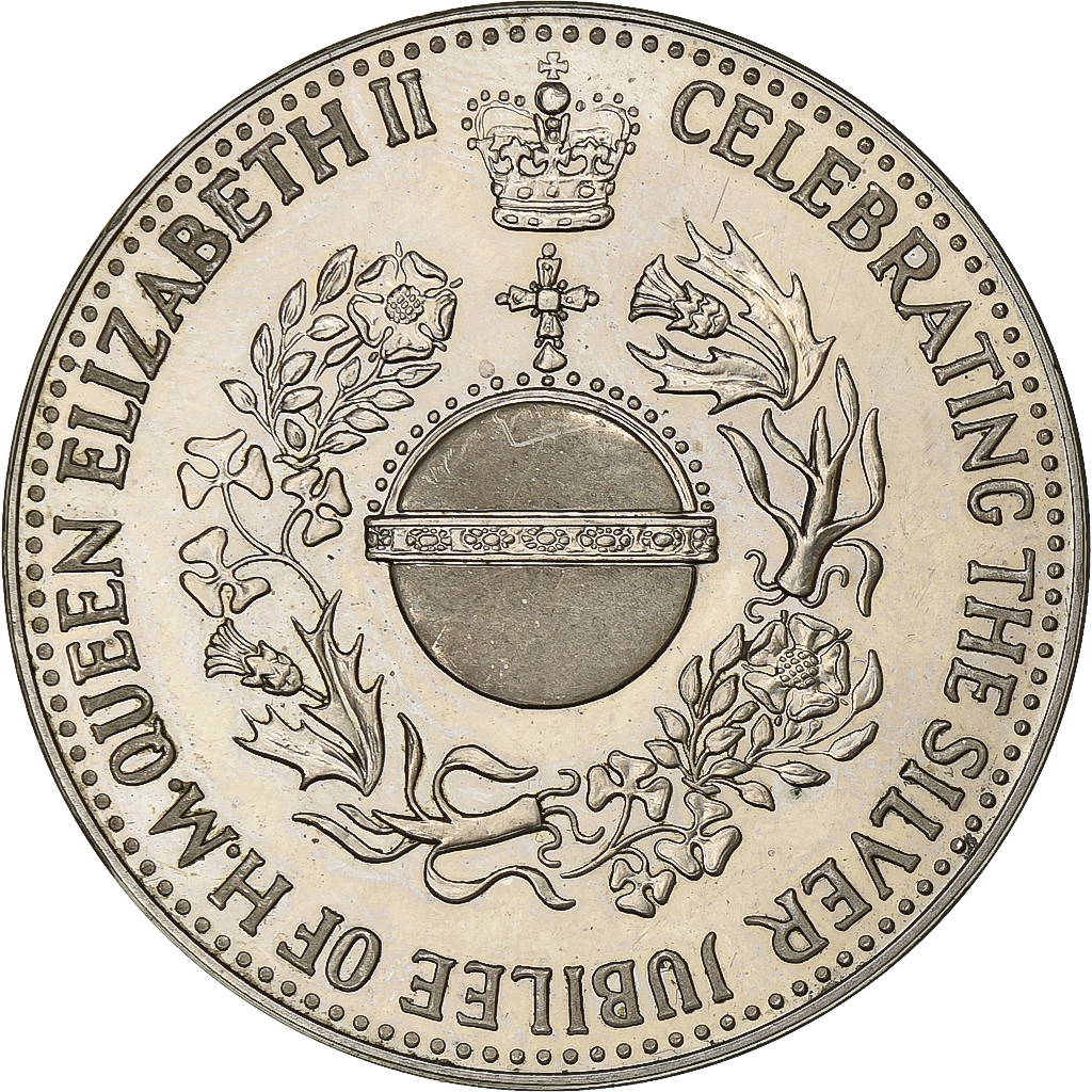 United Kingdom, Medal, Queen Elizabeth II, Silver Jubilee, 1977, London