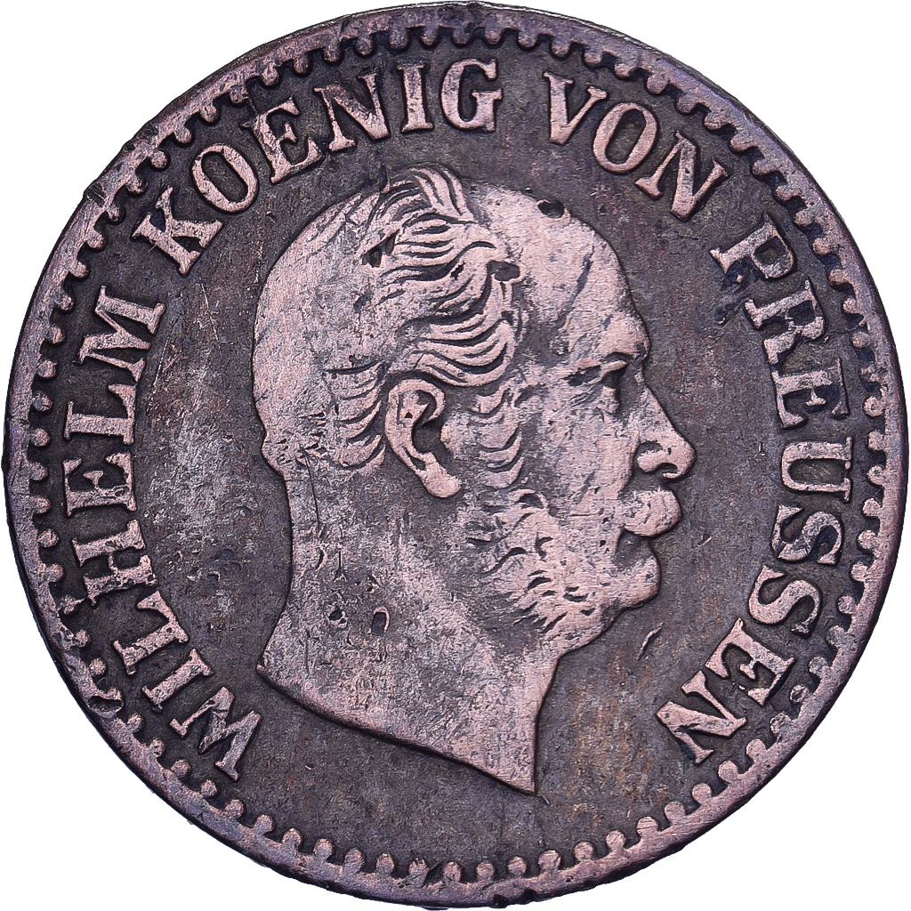 Prussia, Wilhelm I, Silbergroschen., 1865, Berlin, Silver, , KM:485