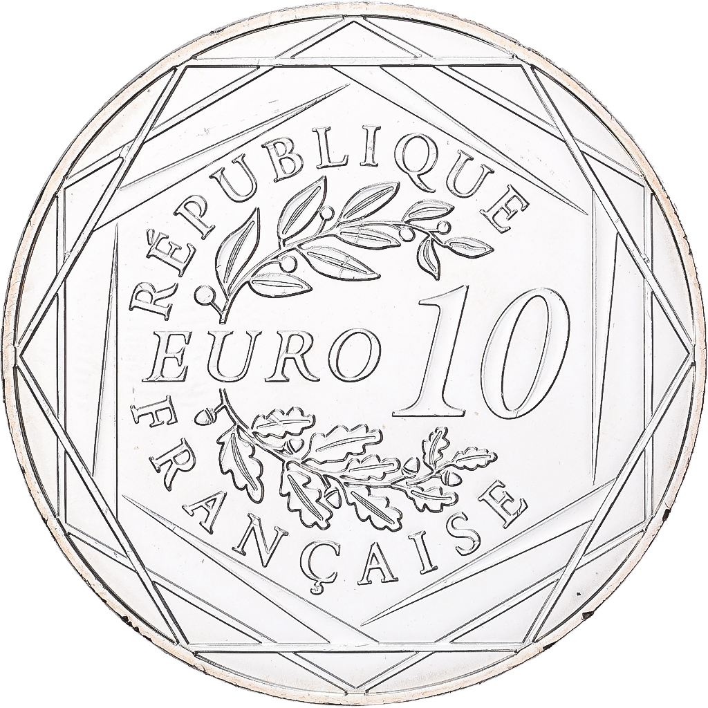 France, 10 Euro, 2016, Monnaie de Paris, Silver, MS(65-70)