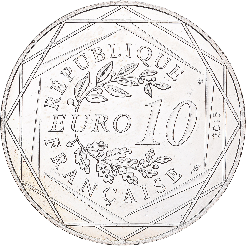 France, 10 Euro, Astérix - Égalité, 2015, Monnaie de Paris, Argent, SPL
