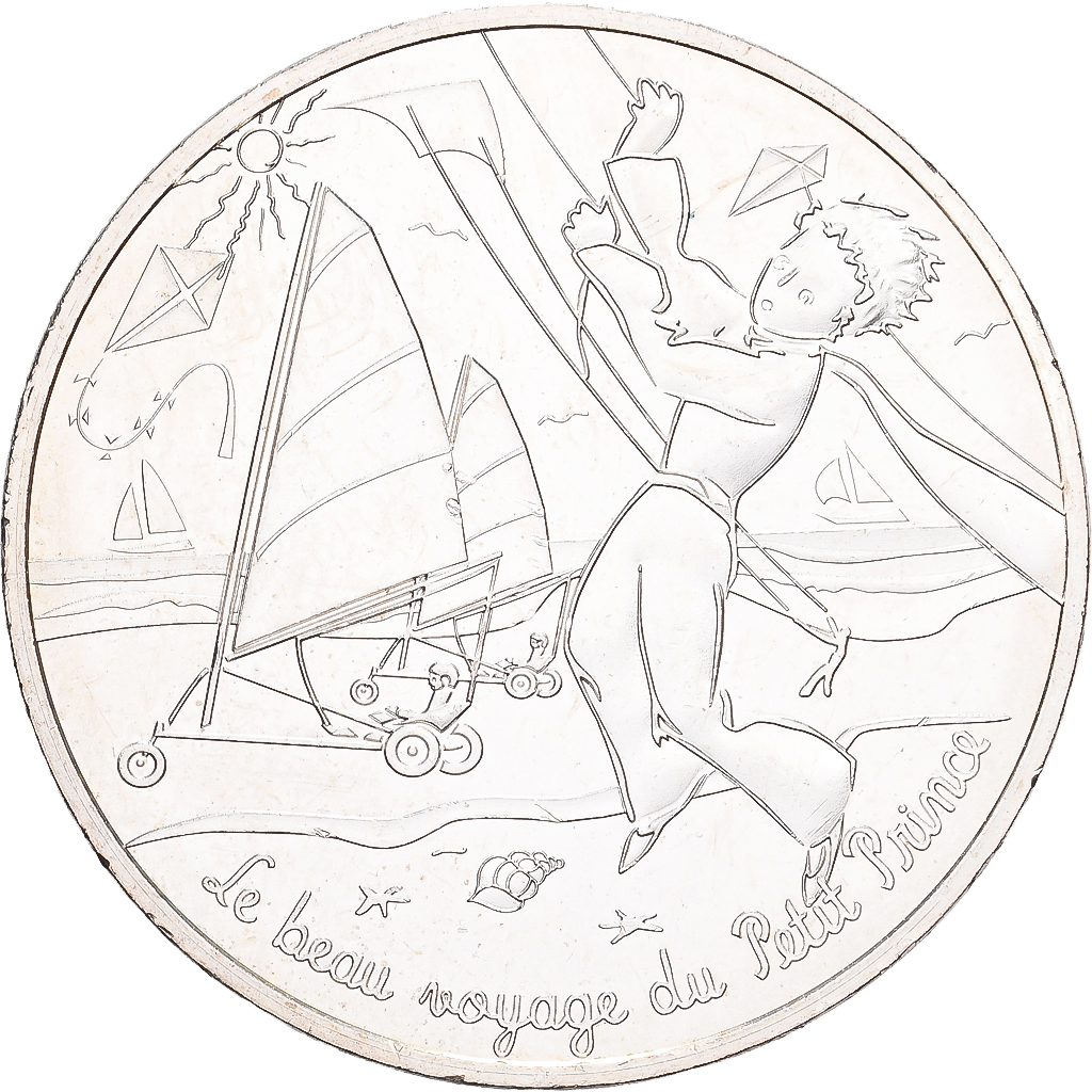 France, 10 Euro, Le Petit Prince (plages du Nord), 2016, MDP, Argent, SPL