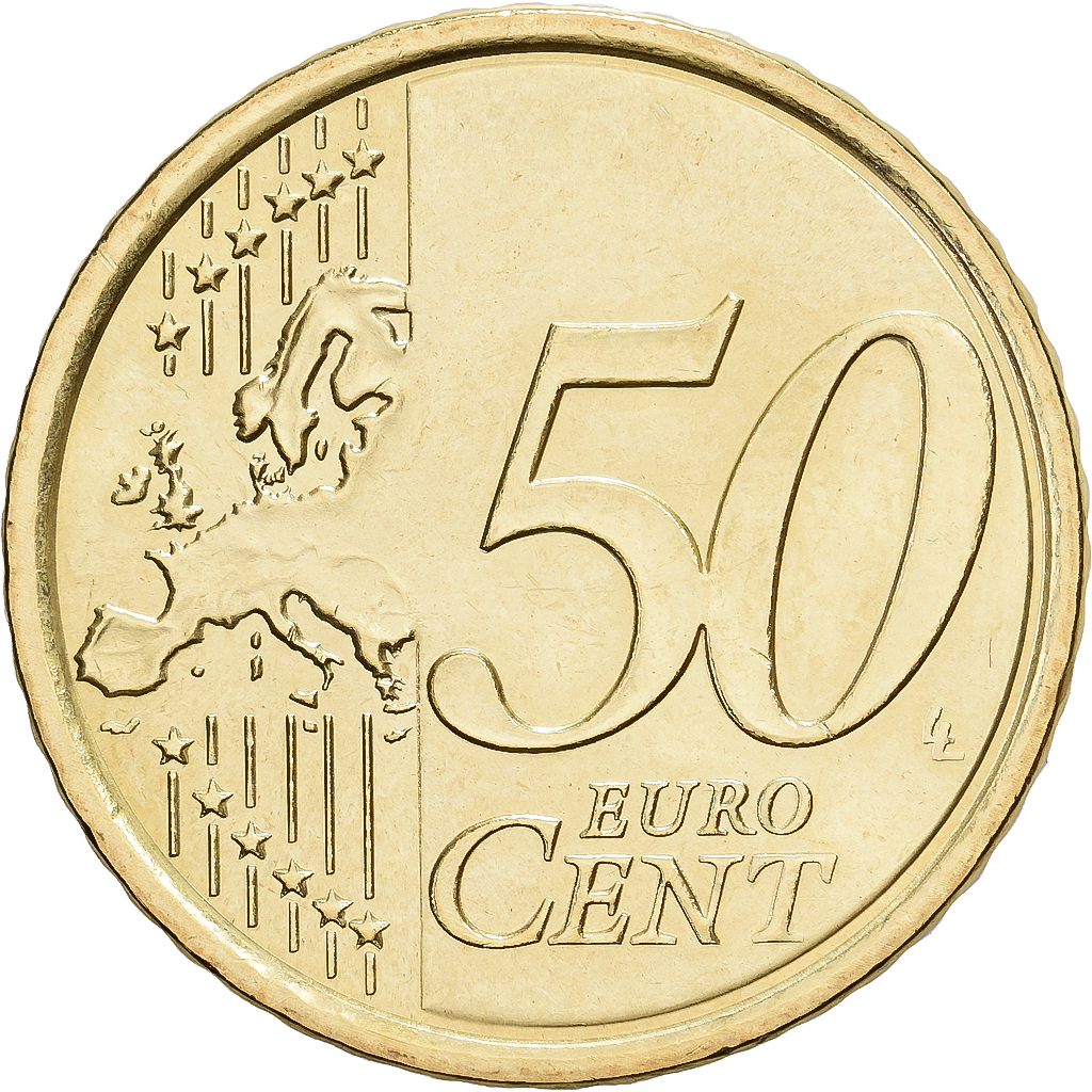 Vatican, Pape Benoît XVI, 50 Centimes, 2010, Rome, Or nordique, SPL