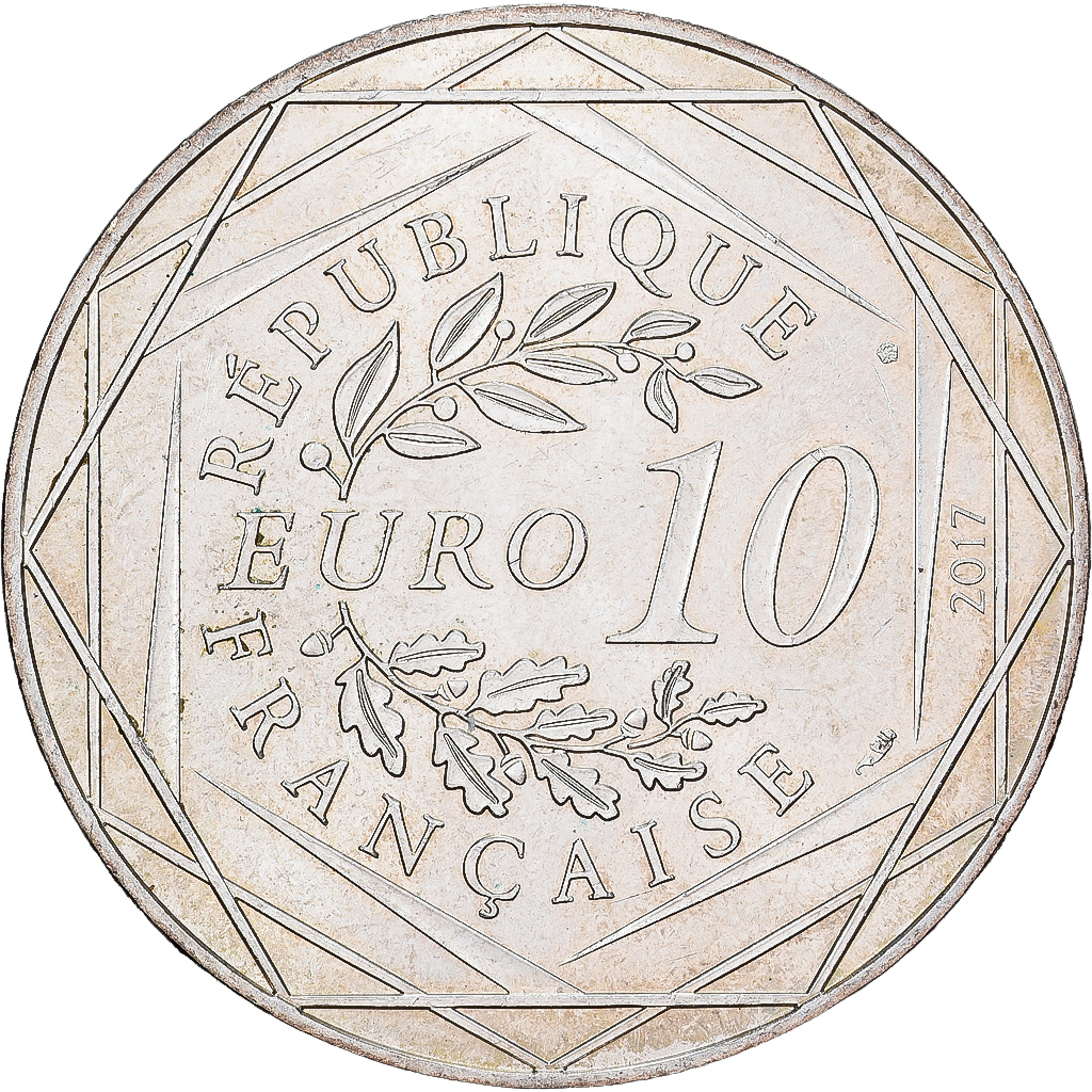 Jean Paul GAUTHIER, 10 Euro, 2017, Silver, AU(55-58), Gadoury:EU892