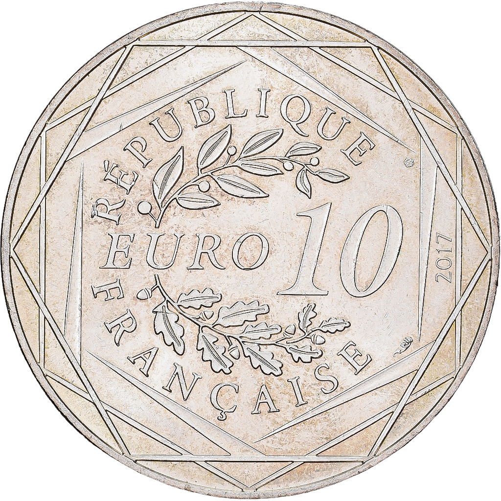 France, 10 Euro, Jean Paul Gaultier, 2017, Monnaie de Paris, Argent, SUP