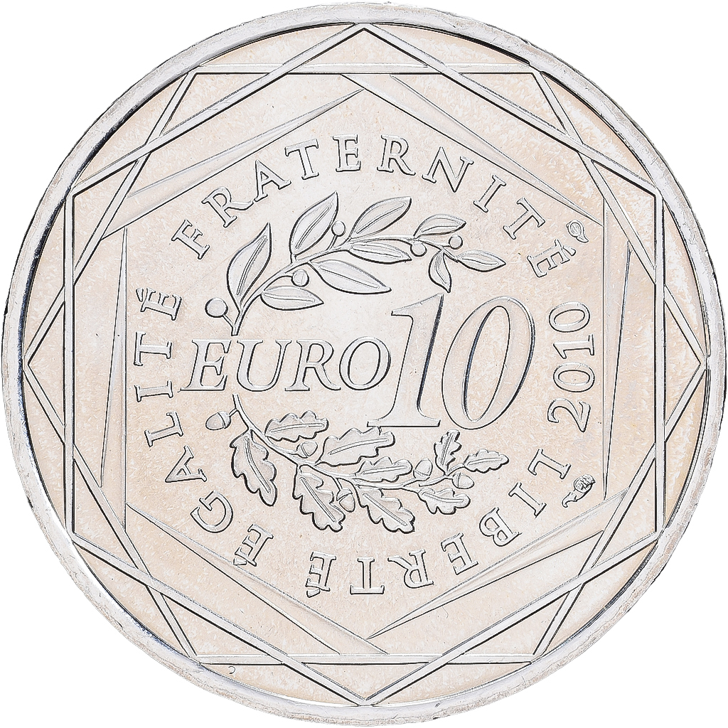 Frankreich, 10 Euro, Nord-Pas-de-Calais, FDC, 2010, Paris, Silber, UNZ