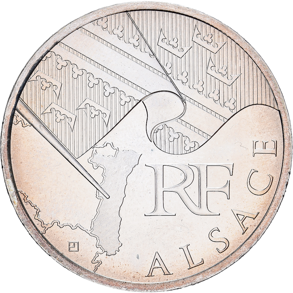 France, 10 Euro, 2010, Paris, Silver, MS(63), KM:1652