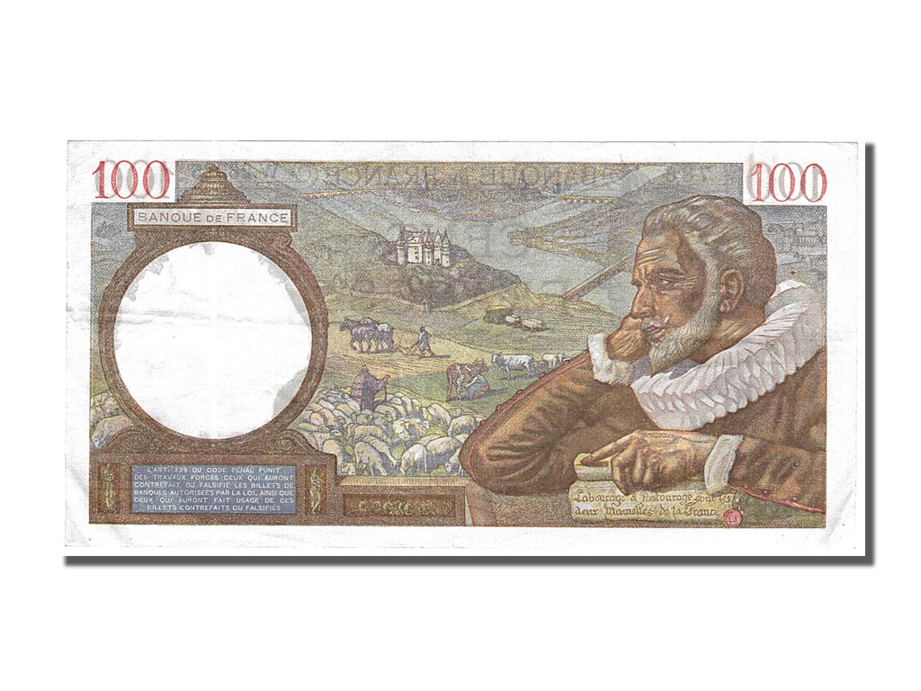 Banknote, France, 100 Francs, 100 F 1939-1942 ''Sully'', 1941, 1941-12-18