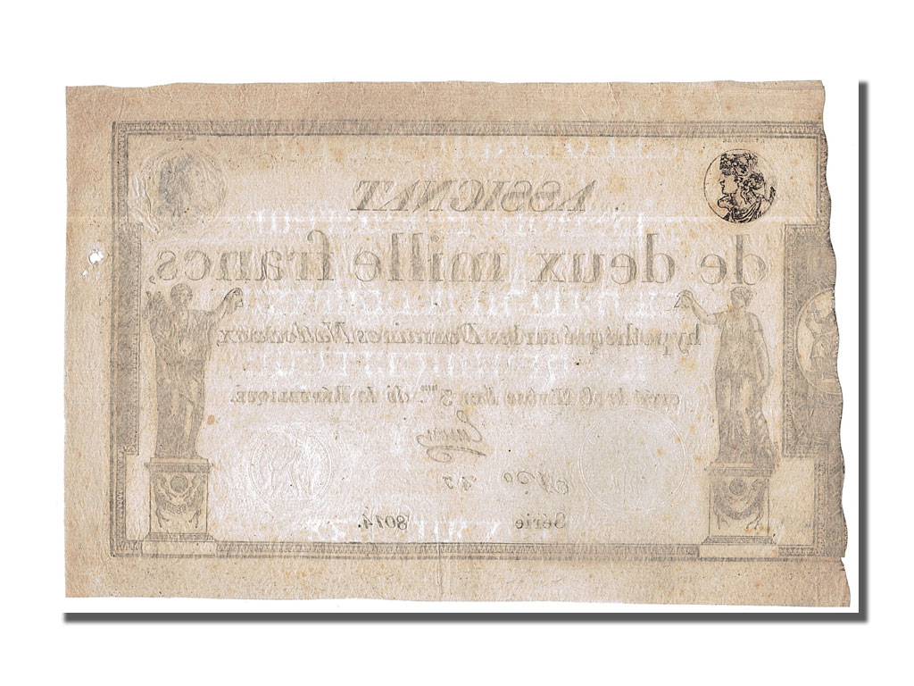 Banknote, France, 2000 Francs, 1795, Emon, AU(55-58), KM:A81, Lafaurie:176