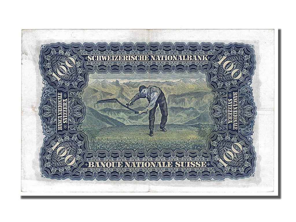 Banknote, Switzerland, 100 Franken, 1949, 1949-01-20, AU