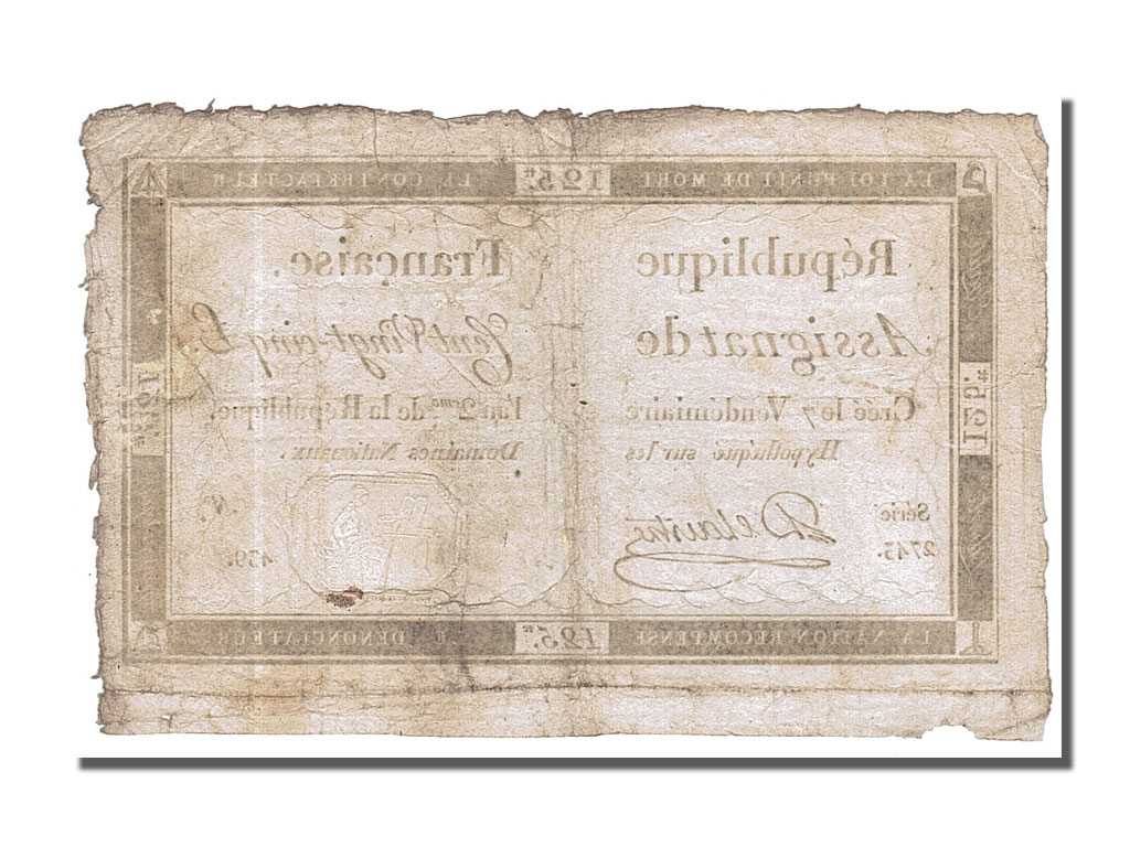 Banknote, France, 125 Livres, 1793, Delaistre, EF(40-45), KM:A74, Lafaurie:169