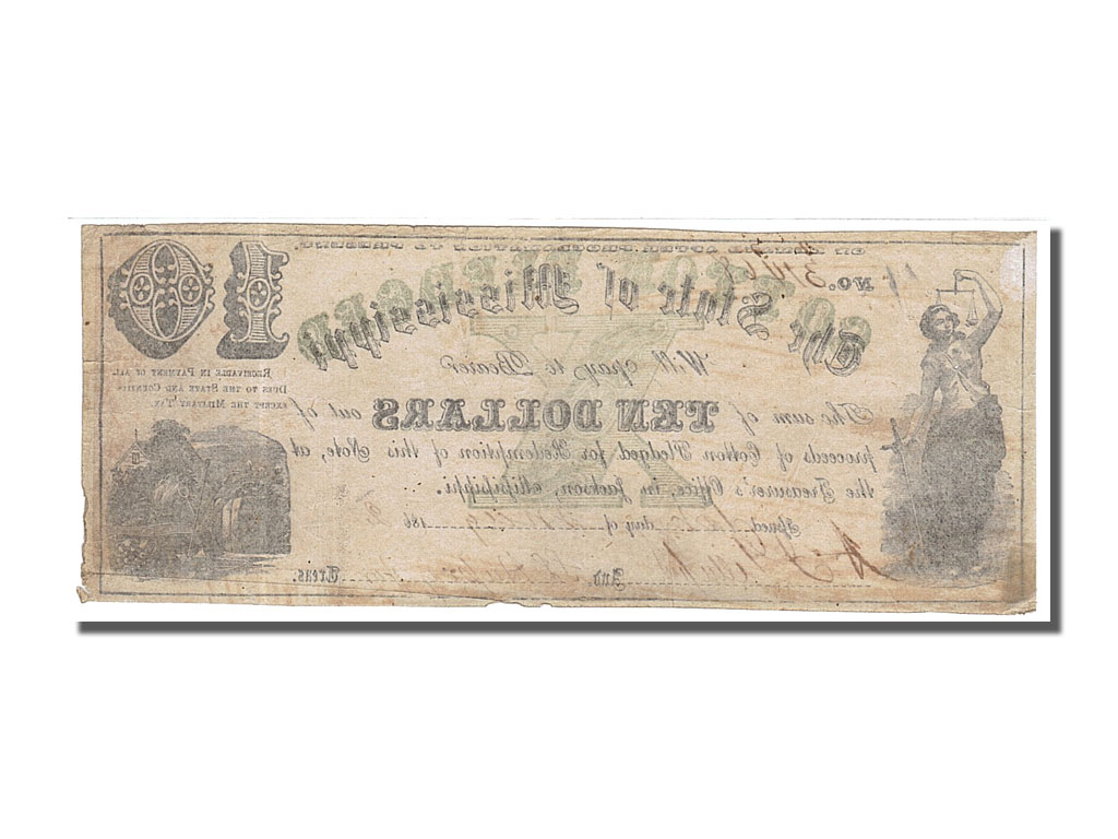 Banknote, United States, 10 Dollars, 1862, 1862-05-01, EF(40-45)