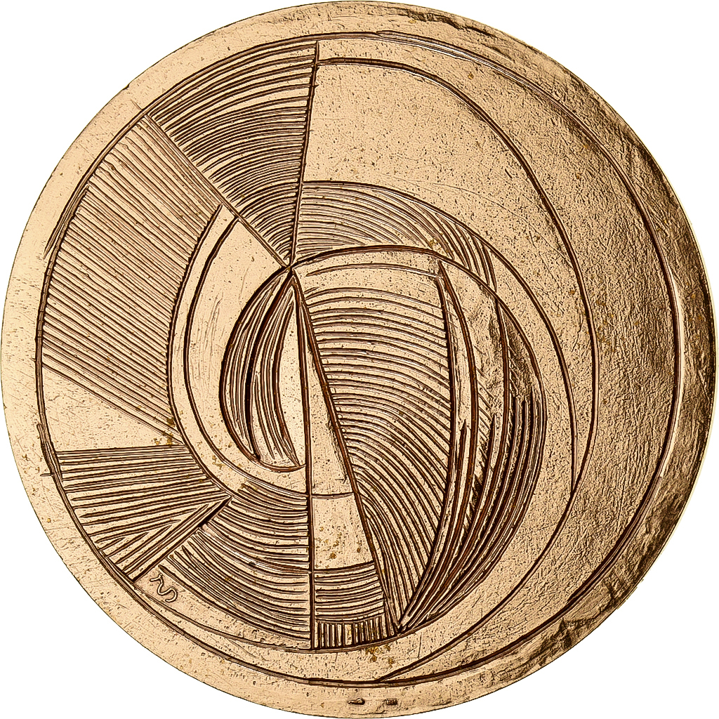 France, Medal, Inauguration Officielle de l'Eurotunnel, 1994, Bronze, 