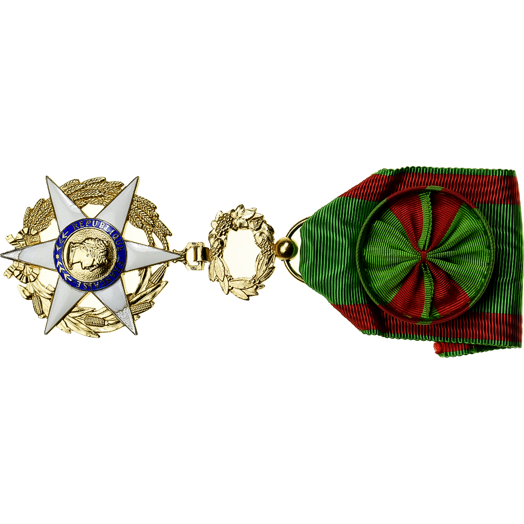 France, Médaille du Mérite Agricole, Medal, 1883, Officier, Excellent Quality