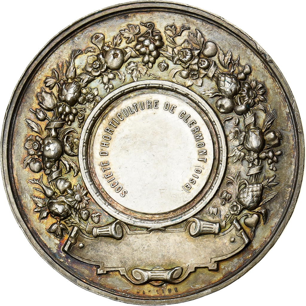 France, Medal, Société d'horticulture de Clermont (Oise), Silver, Desaide