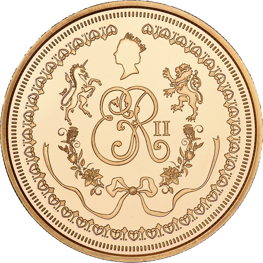 United Kingdom, Medal, Queen Elizabeth II, 2022, Copper-Nickel Gilt, 