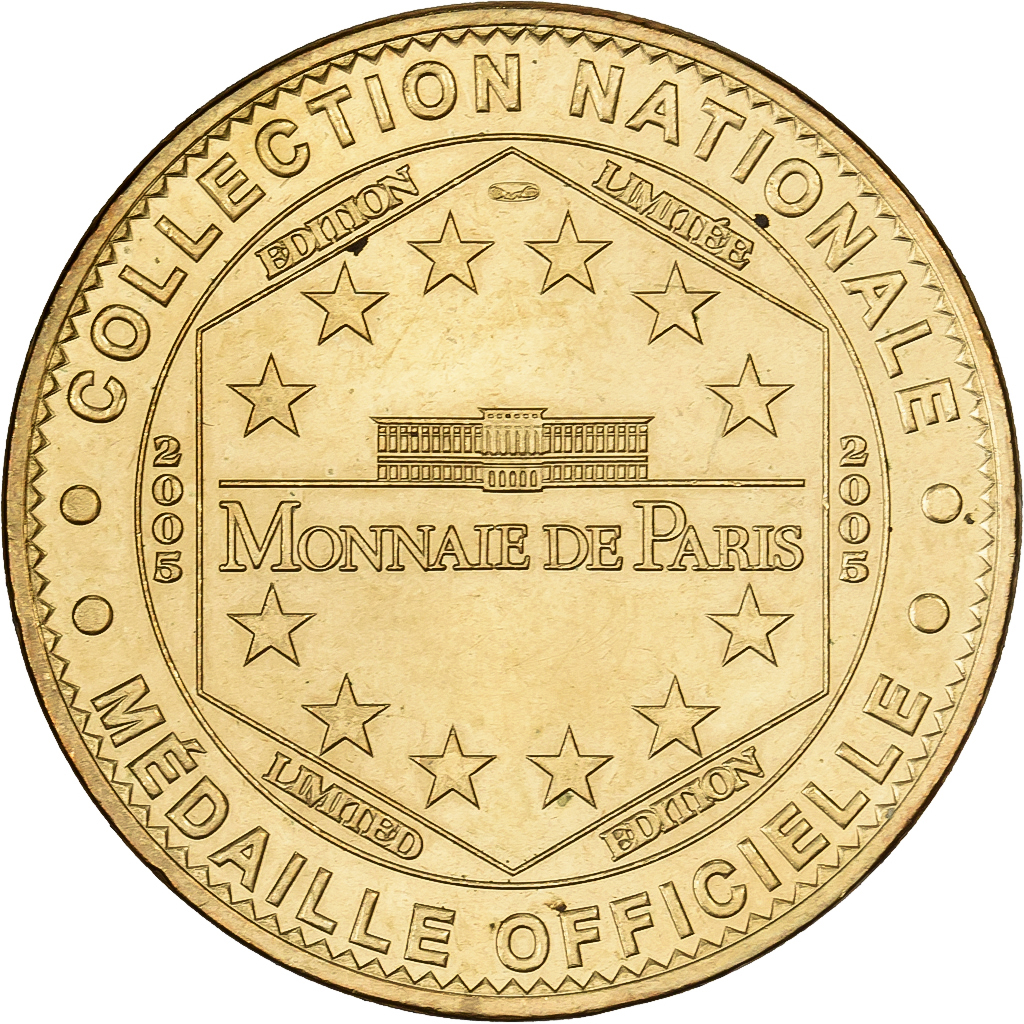 France, Token, Eglise Sainte-Radegonde, Talmont, 2005, Copper-nickel Aluminium