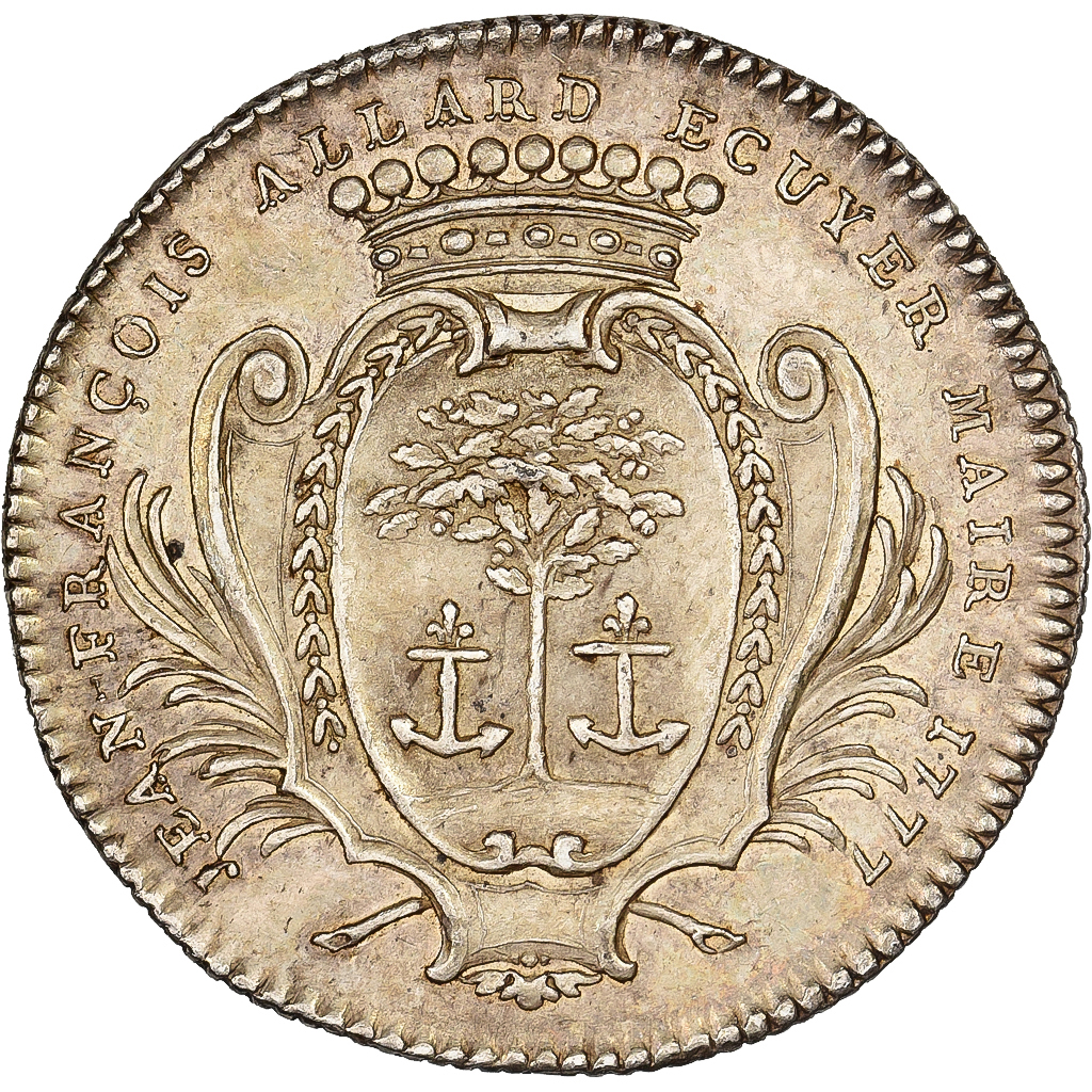France, Token, Louis XVI, Anjou, Noblesse, Jean-François Allard, Maire