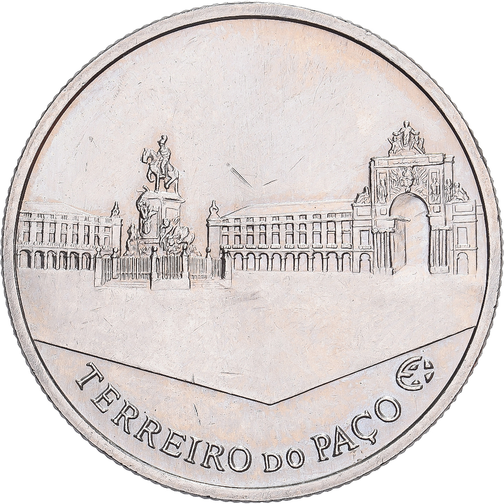 Portugal, 2-1/2 Euro, Terreiro do Paço, 2010, Cupro Nickel, VZ