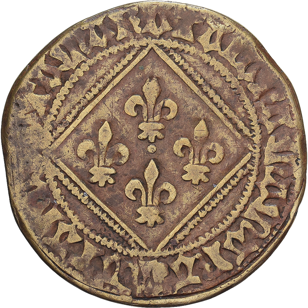 France, Token, Jeton de Compte, Brass, VF