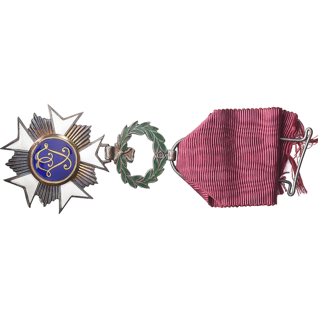 Belgium, Ordre de la Couronne, Léopold II, Medal, Excellent Quality, Silvered