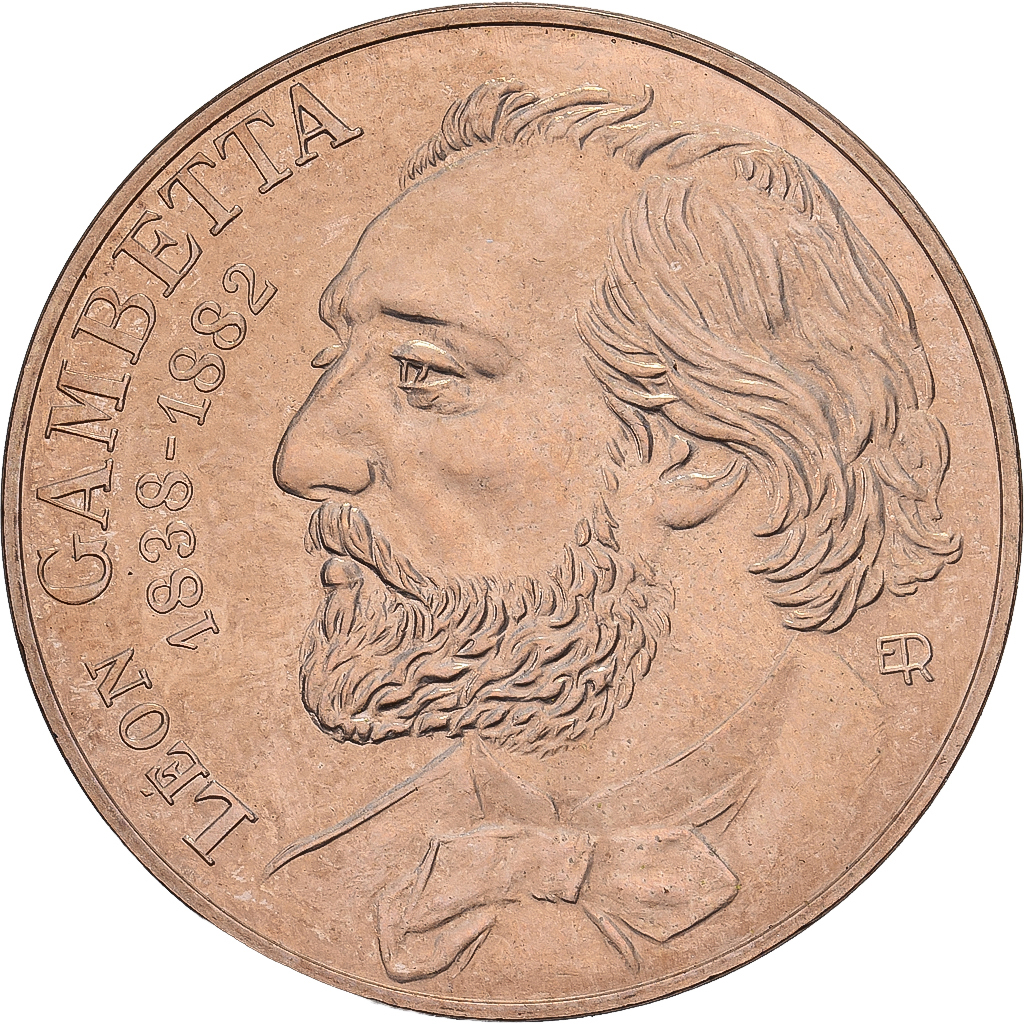 France, 10 Francs, Gambetta, 1982, ESSAI, Copper-nickel, MS, Gadoury:815