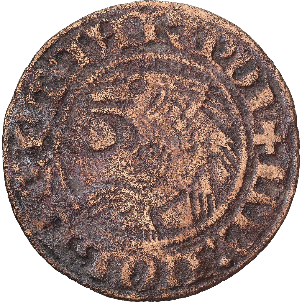 France, Token, Jeton de Compte au Dauphin, Brass, VF