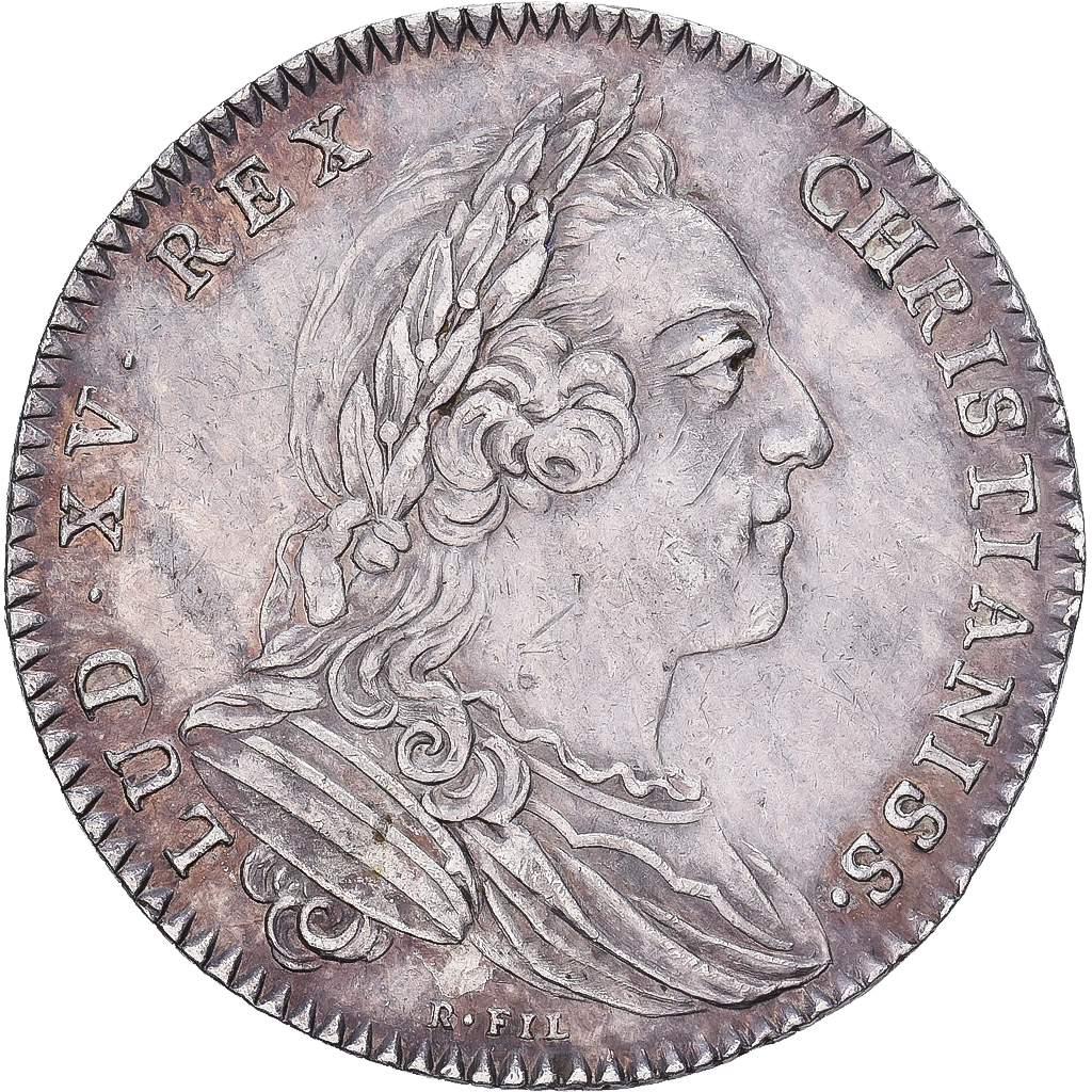 France, Token, Louis XV, États de Bretagne, Rennes, 1764, Silver