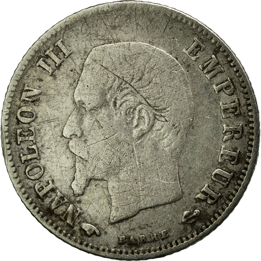 Coin, France, Napoleon III, Napoléon III, 20 Centimes, 1860, Paris, 