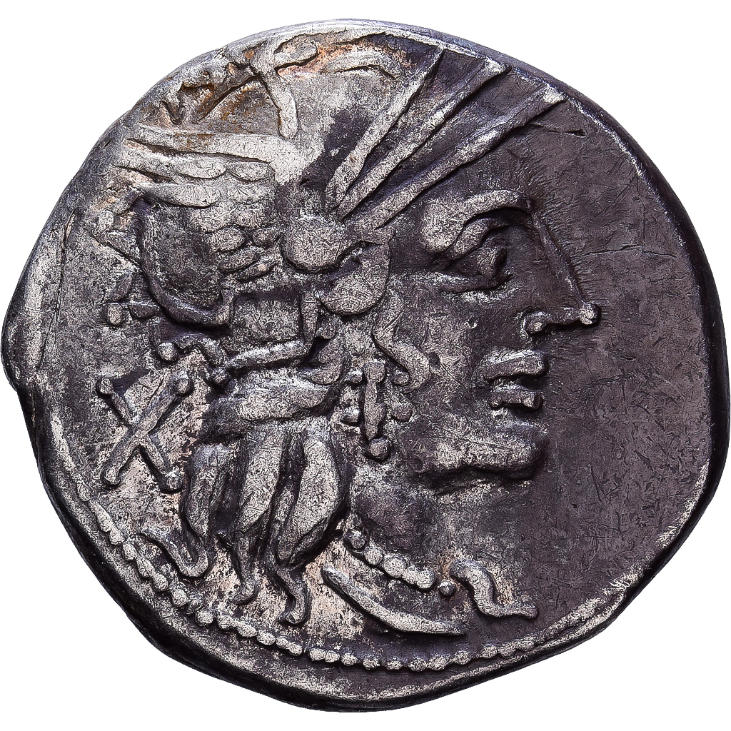 Roman Republic, Papiria, Denarius, 121 BC, Rome, Silver, EF