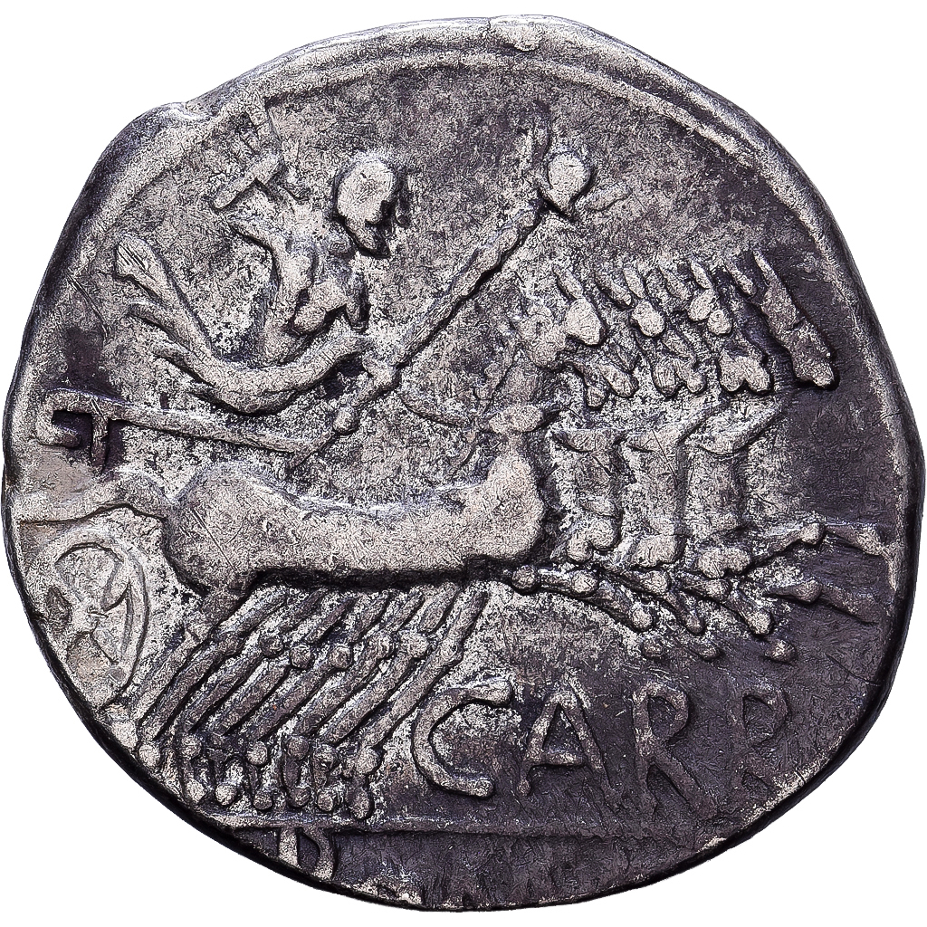 Roman Republic, Papiria, Denarius, 121 BC, Rome, Silver, EF