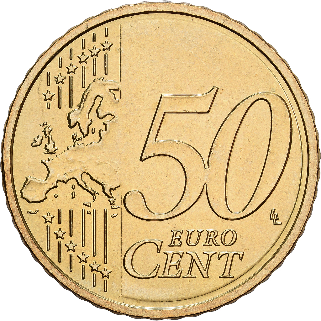 Latvia, 50 Euro Cent, 2014, Stuttgart, Brass, MS, KM:155