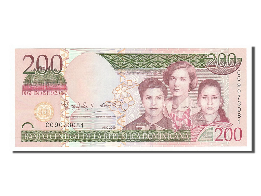 Banknote, Dominican Republic, 200 Pesos Oro, 2009, UNC(65-70)