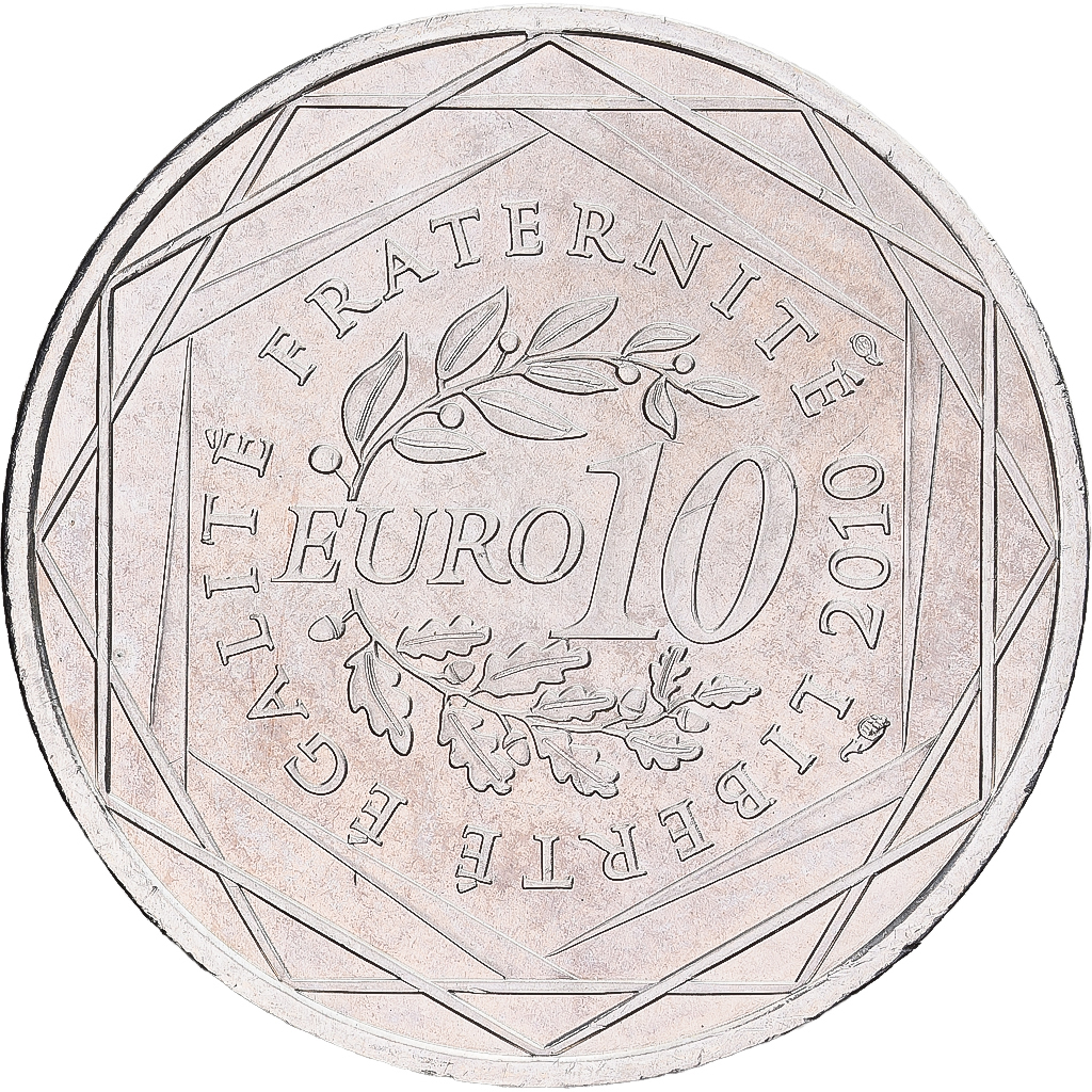 France, 10 Euro, Languedoc-Roussillon, 2010, Monnaie de Paris, Argent, SUP