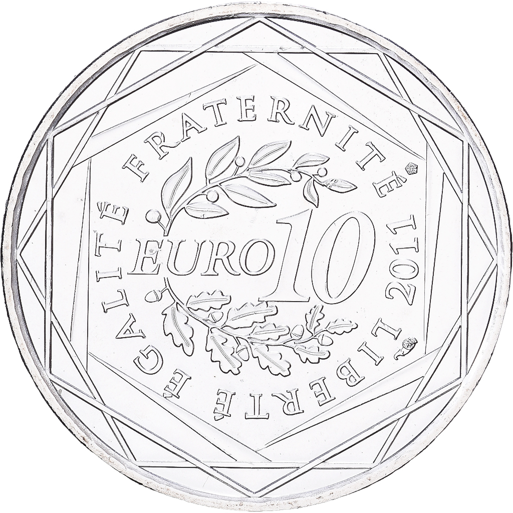 Frankreich, 10 Euro, Nord-Pas-de-Calais, 2011, Paris, Silber, VZ+