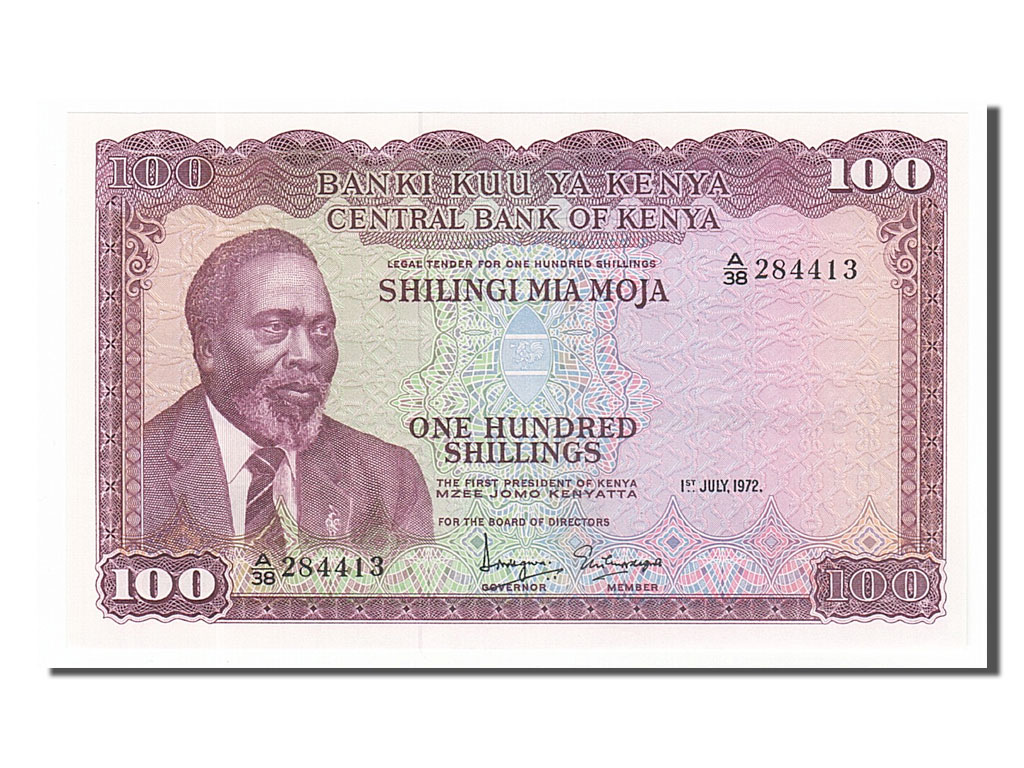 Banknote, Kenya, 100 Shillings, 1972, 1972-07-01, KM:10c, UNC
