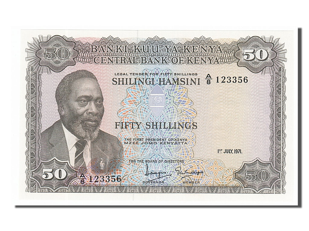 Banknote, Kenya, 50 Shillings, 1971, 1971-07-01, KM:9b, UNC