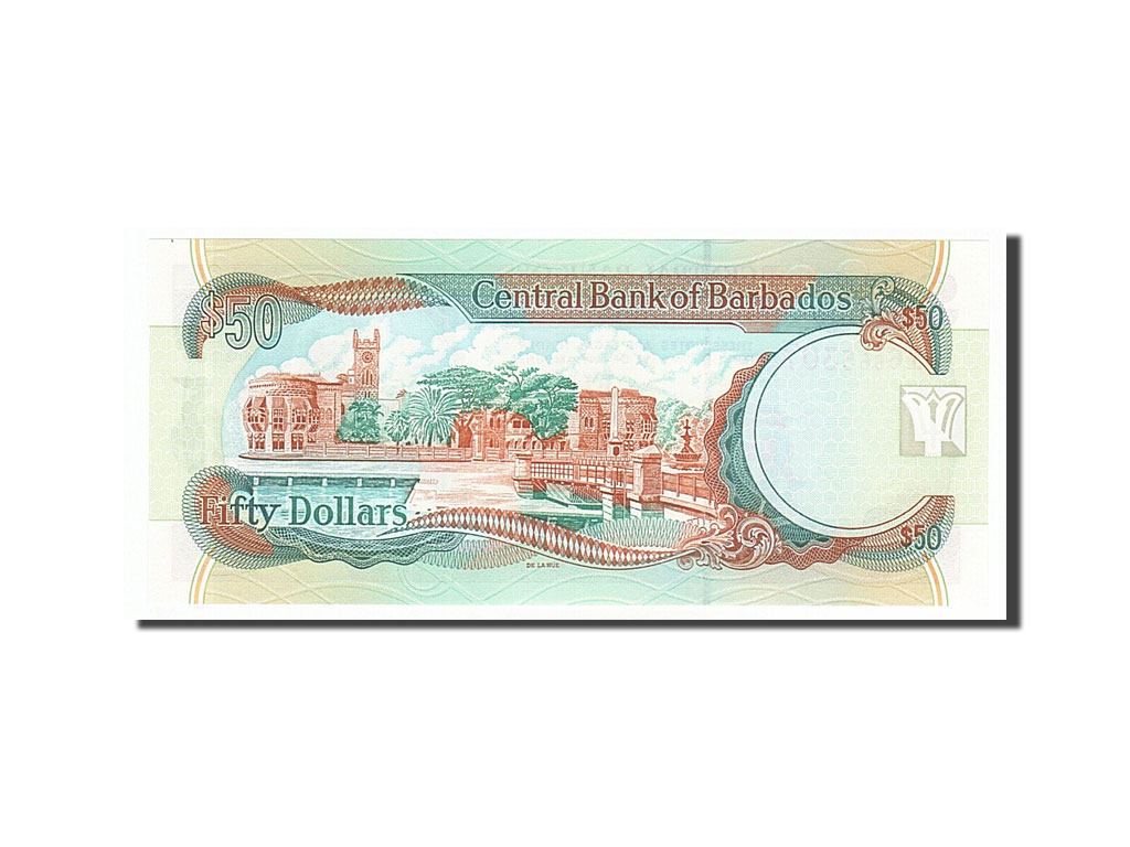Banknote, Barbados, 50 Dollars, 2000, UNC(65-70) | World Paper Money