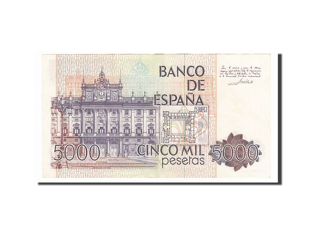 Banknote, Spain, 5000 Pesetas, 1979, 1979-10-23, AU