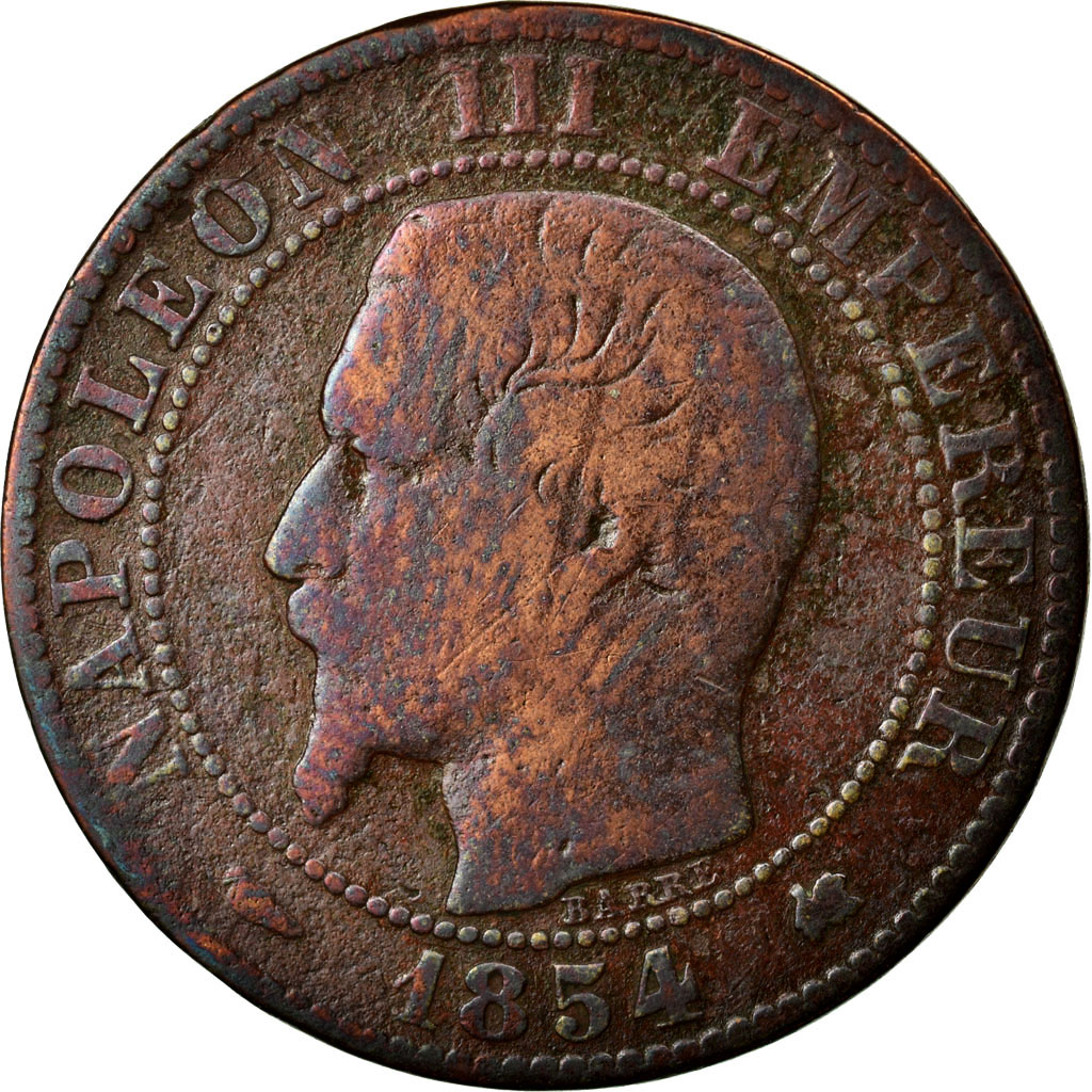 Coin, France, Napoleon III, Napoléon III, 5 Centimes, 1854, Bordeaux, 
