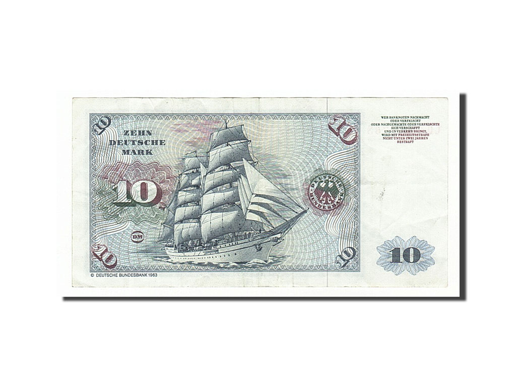 Banknote, GERMANY - FEDERAL REPUBLIC, 10 Deutsche Mark, 1980, 1980-01-02