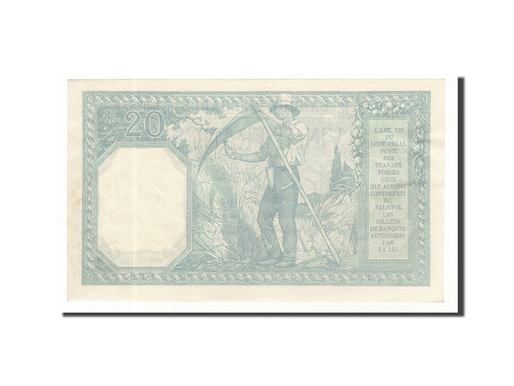 France, 20 Francs, Bayard, 1917-09-06, L.2885, AU(55-58)