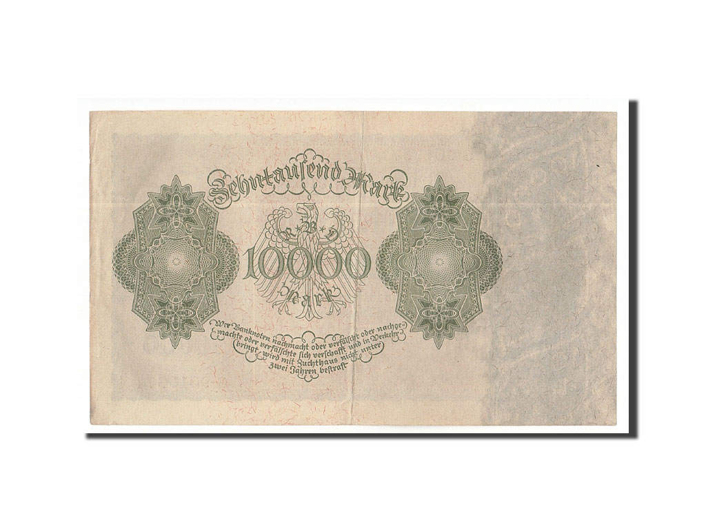 Banknote, Germany, 10,000 Mark, 1922, 1922-01-19, KM:71, AU(55-58)