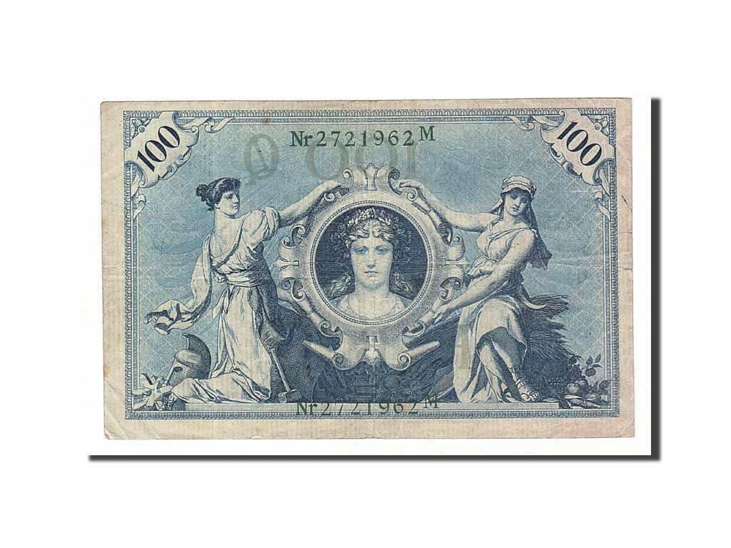 Banknote, Germany, 100 Mark, 1908, 1908-02-07, KM:34, EF(40-45)