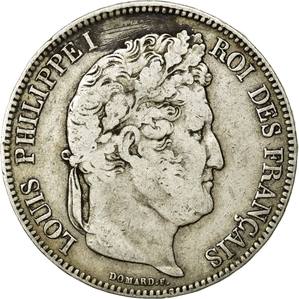Coin, France, Louis-Philippe, 5 Francs, 1834, Perpignan, , Silver