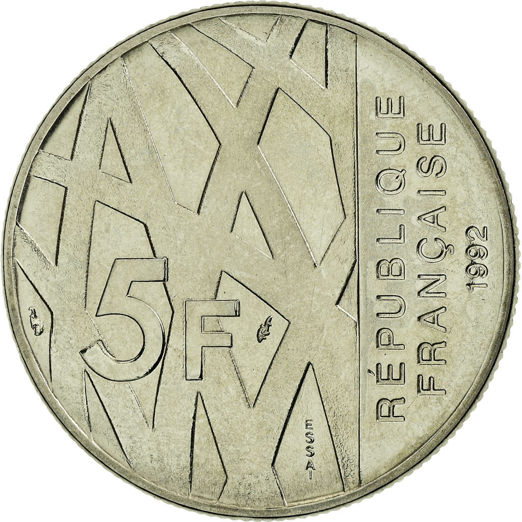Coin, France, 5 Francs, 1992, , Nickel, Gadoury:773