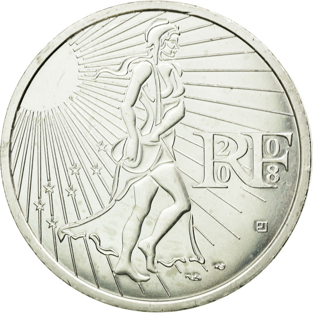Münze, Frankreich, 15 Euro, 2008, VZ+, Silber, Gadoury:EU288, KM:1535