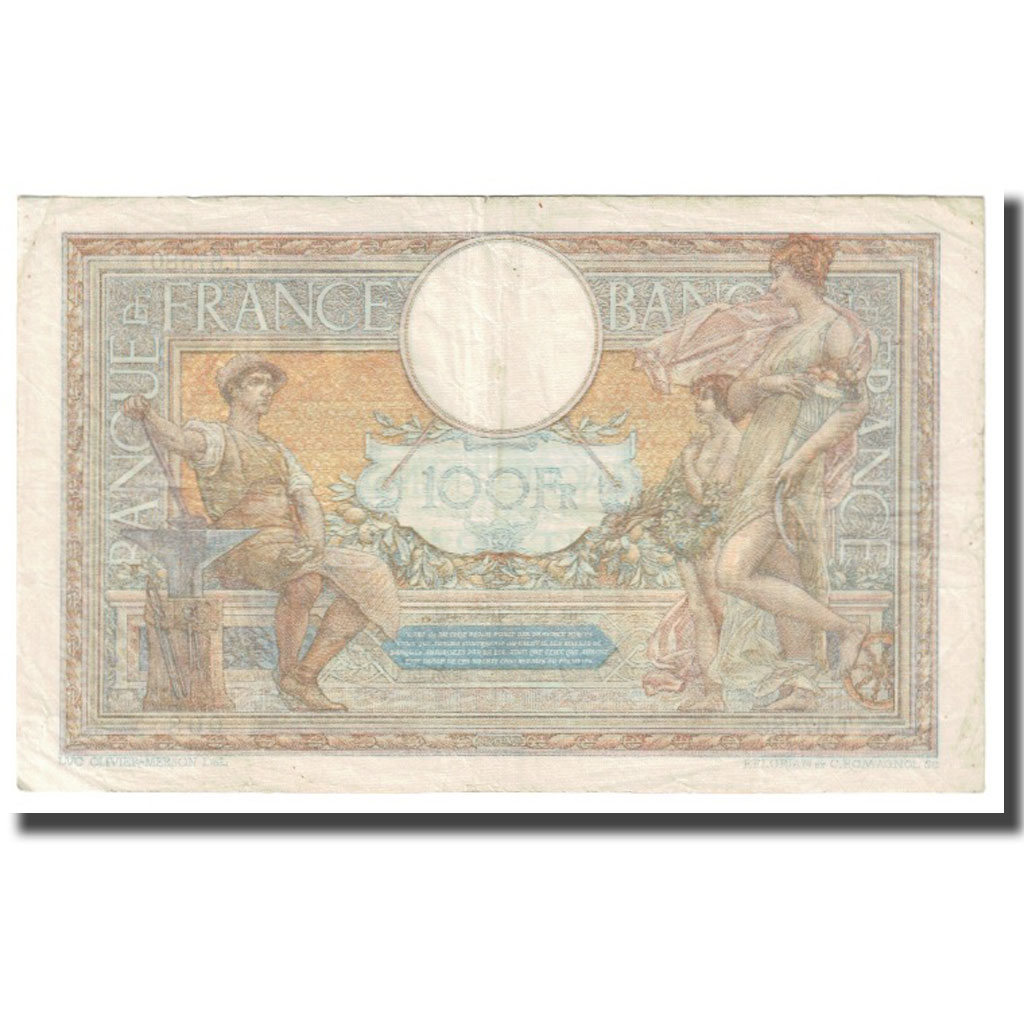 France, 100 Francs, 1939, P. Rousseau and R. Favre-Gilly, 1939-09-14, EF(40-45)